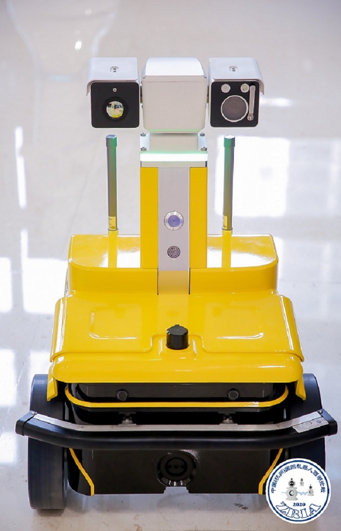 智能安防巡逻向日葵黄色视频